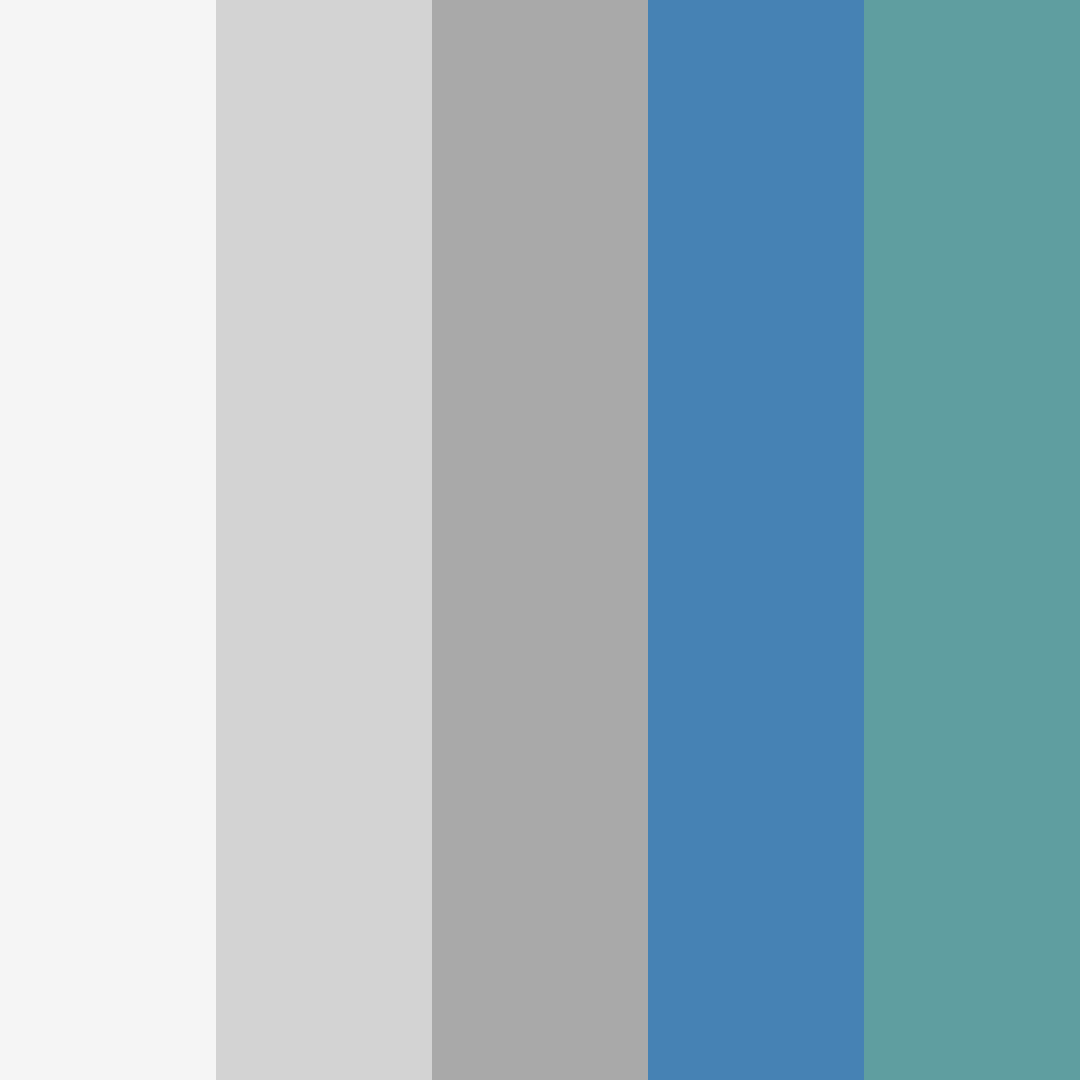 Download minimalist cool color palette PNG image (square)
