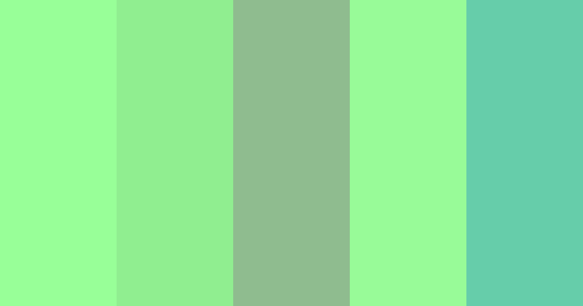Mint color palette
