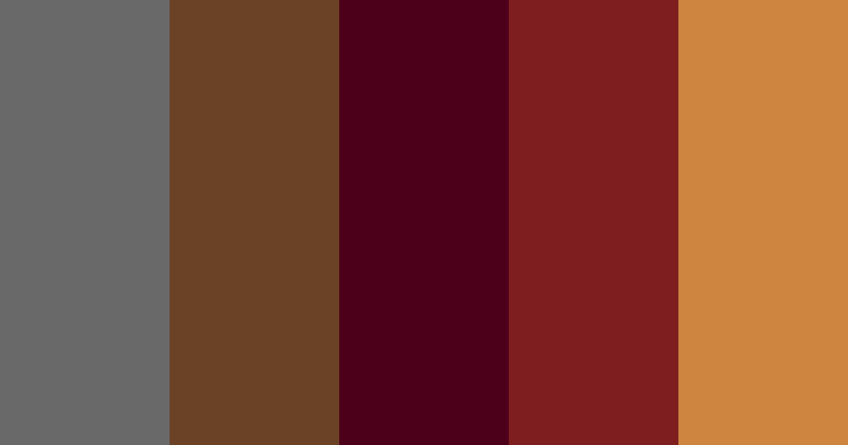 Download modern earthy burgundy auburn autumn color palette PNG image (landscape)