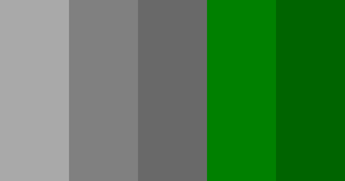 Download modern green color palette PNG image (landscape)