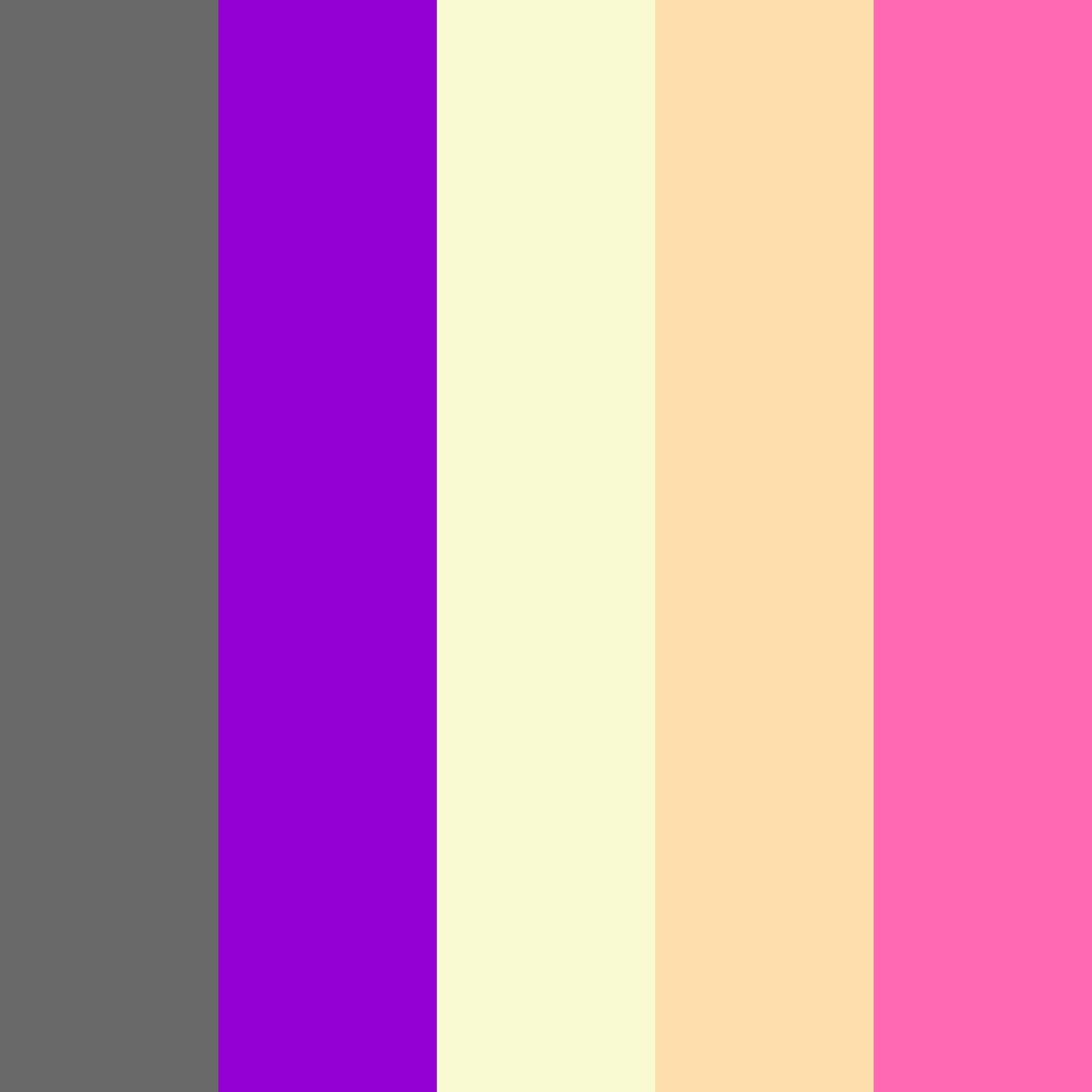 Download modern purple ivory peach pink fuschia deep color palette PNG image (square)