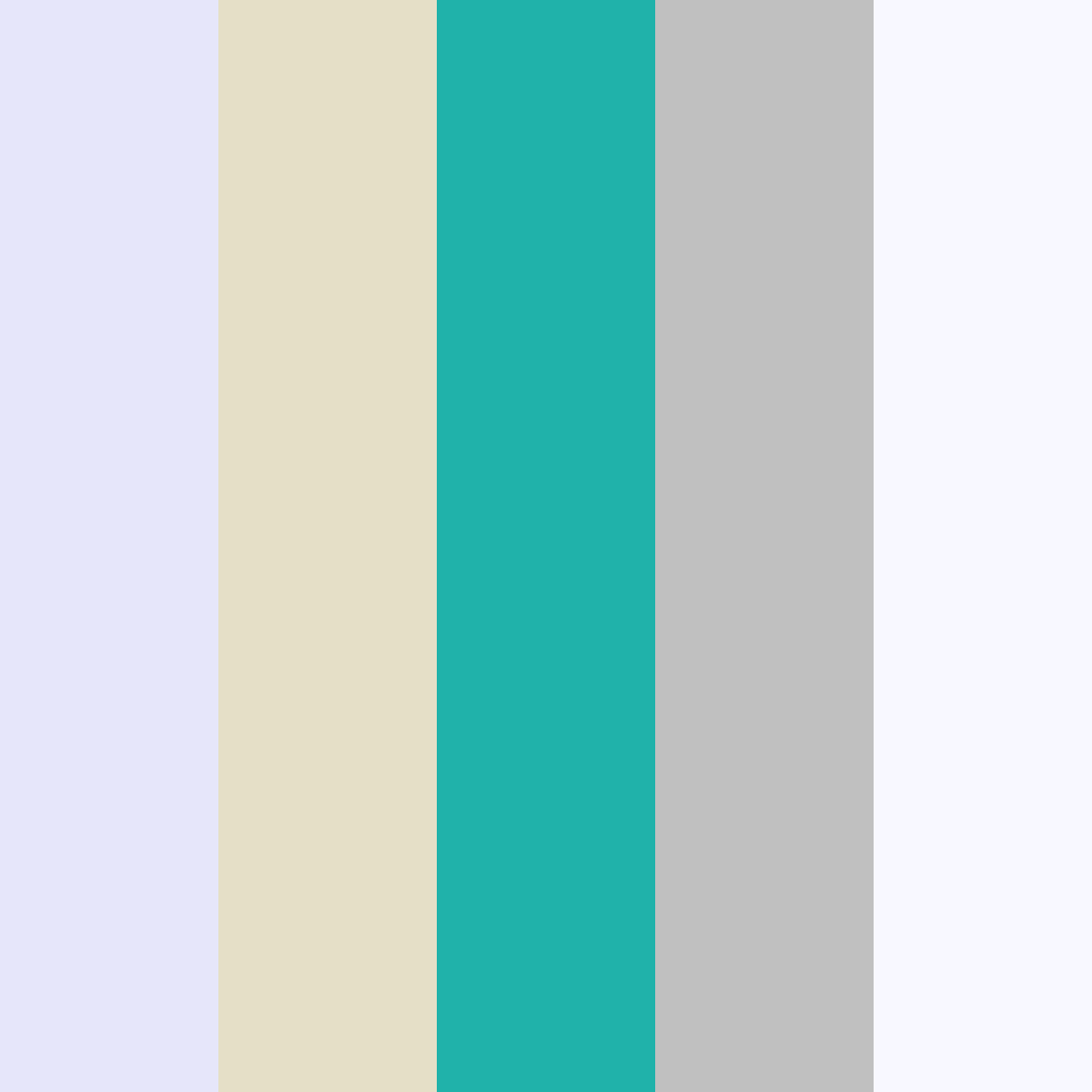 Download luna beige verde acqua neutro color palette PNG image (square)