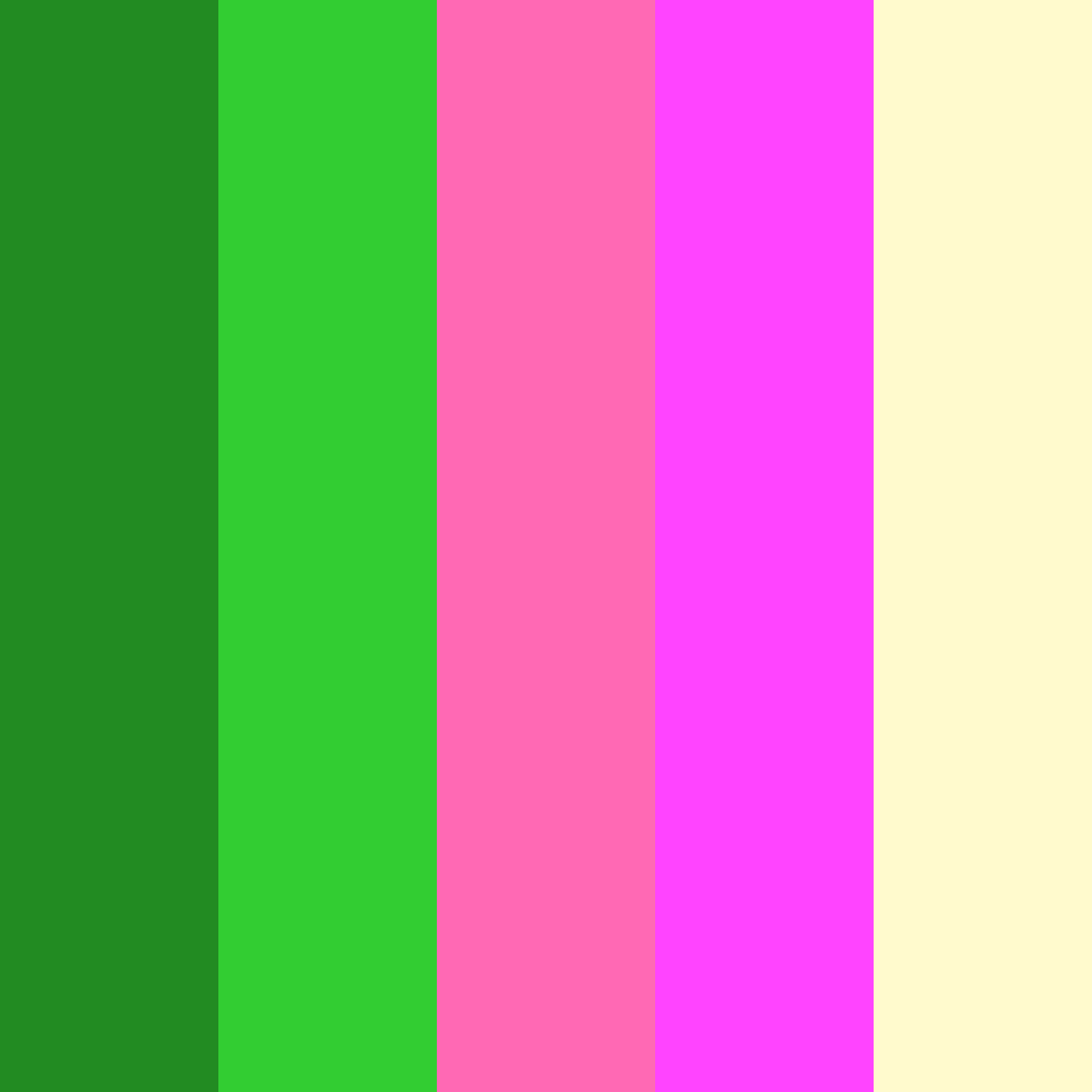 Download mountain green pink fuschia light color palette PNG image (square)