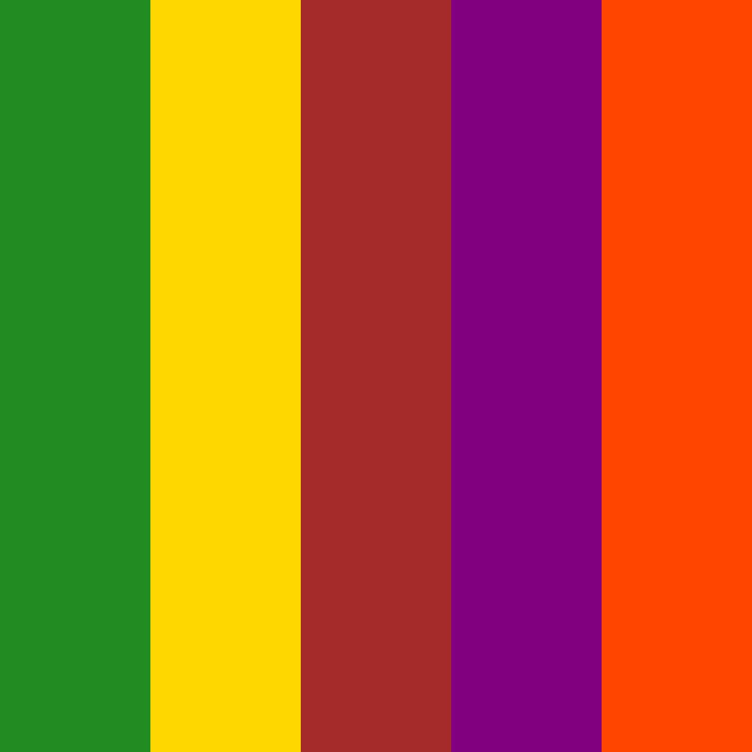 Download montaña atardecer carmesí profundo coral color palette PNG image (square)