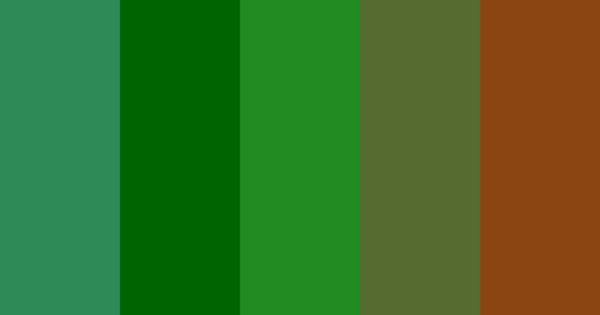 Mountain color palette