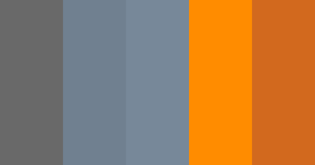 Muted Autumn color palette