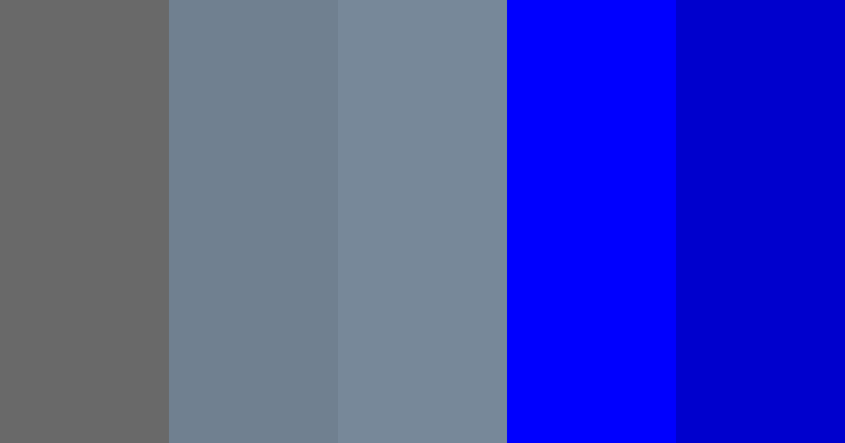Download muted blue color palette PNG image (landscape)