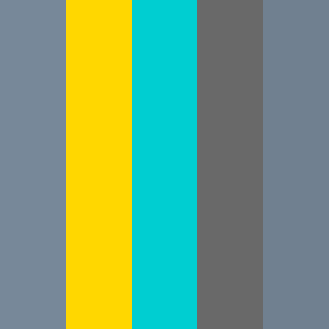 Download muted elegant turquoise color palette PNG image (square)