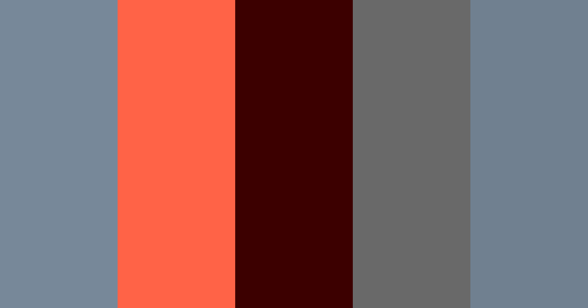 Download muted fun maroon color palette PNG image (landscape)