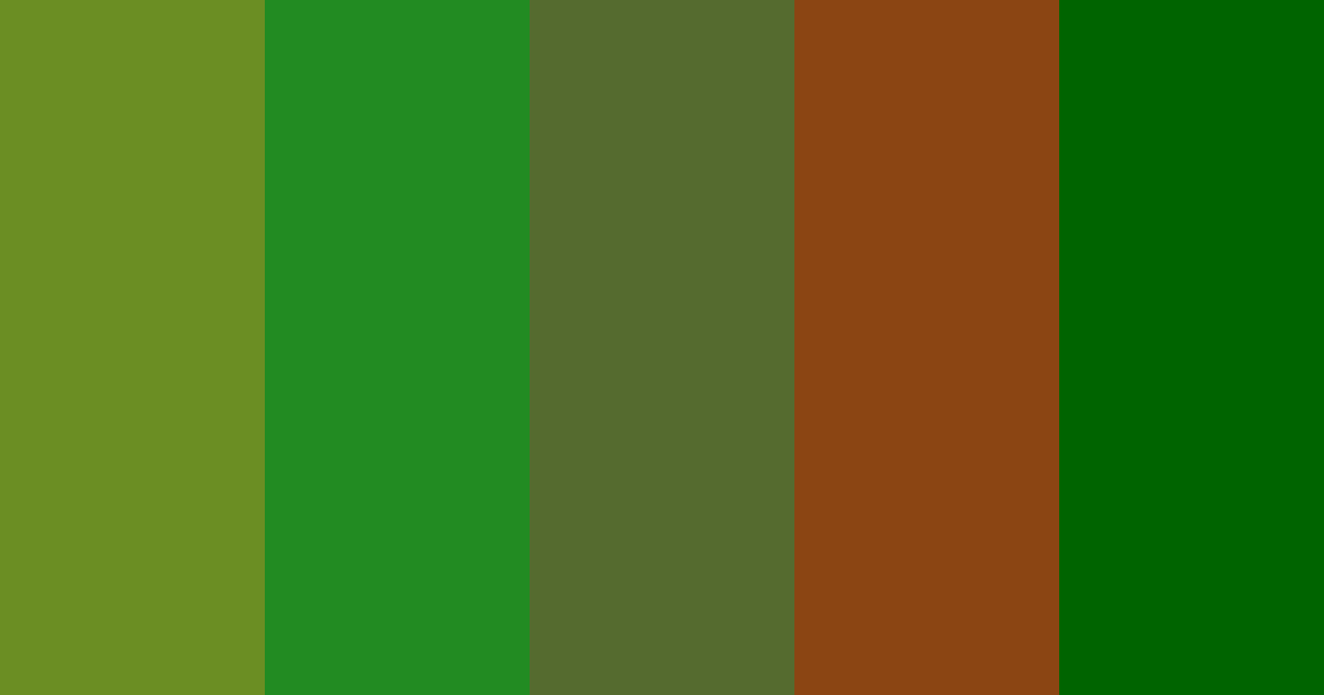 Naturaleza color palette