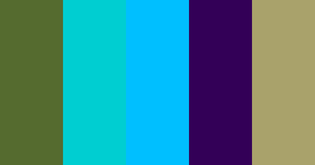 Download nature ocean summer indigo sage mint color palette PNG image (landscape)