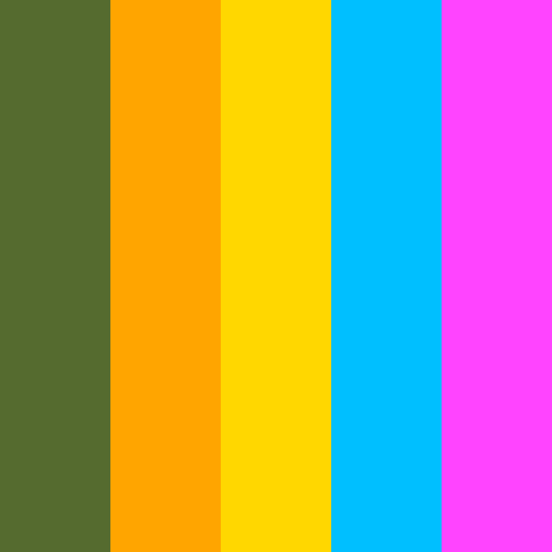 Download natura sole tramonto estate fucsia albicocca verde acqua color palette PNG image (square)