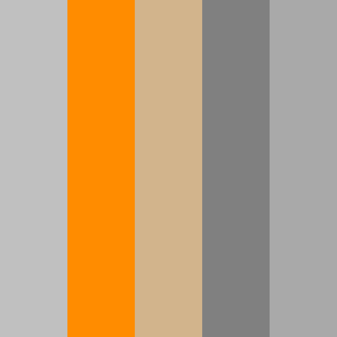 Download neutral amber skin color palette PNG image (square)