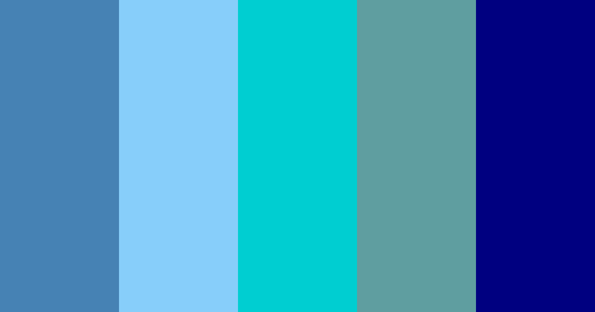 Océano color palette