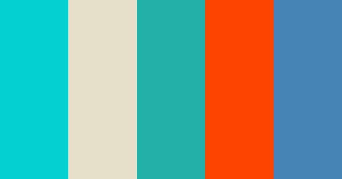 Download oceano beige verde acqua caldo color palette PNG image (landscape)