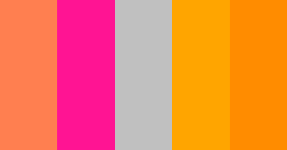 Download arancio psichedelico grigio color palette PNG image (landscape)