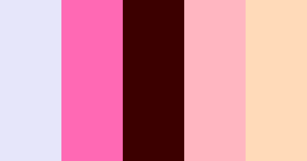 Download pastel aesthetic maroon color palette PNG image (landscape)