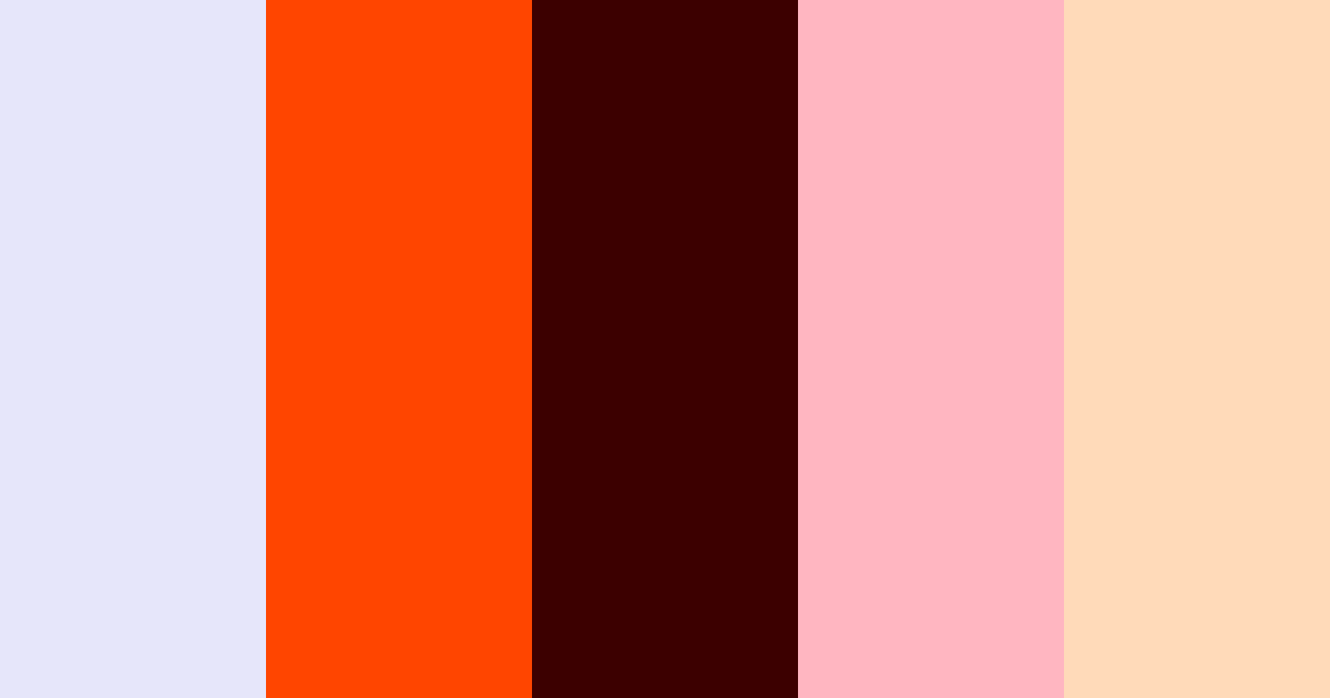 Download pastel coral granate color palette PNG image (landscape)