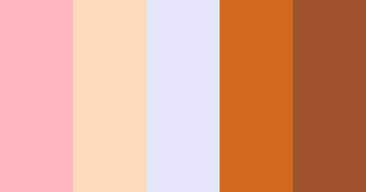 Download pastel fall color palette PNG image (landscape)