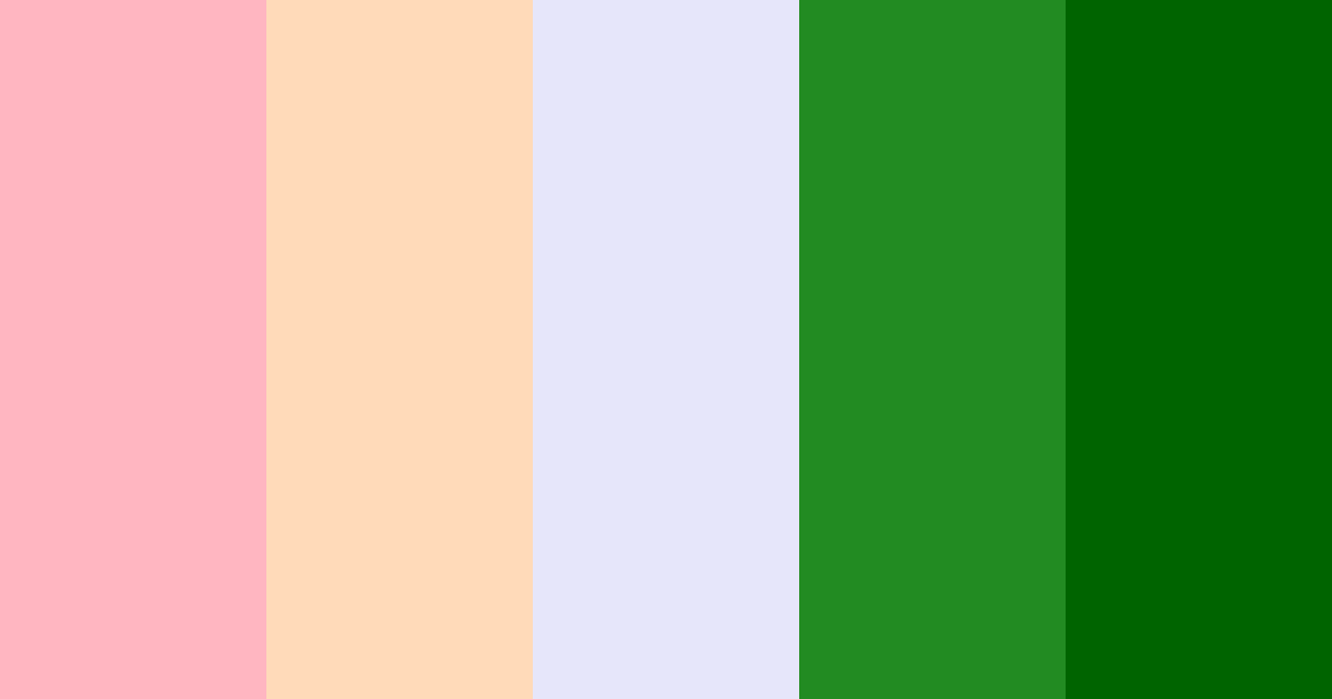 Download pastel forest color palette PNG image (landscape)
