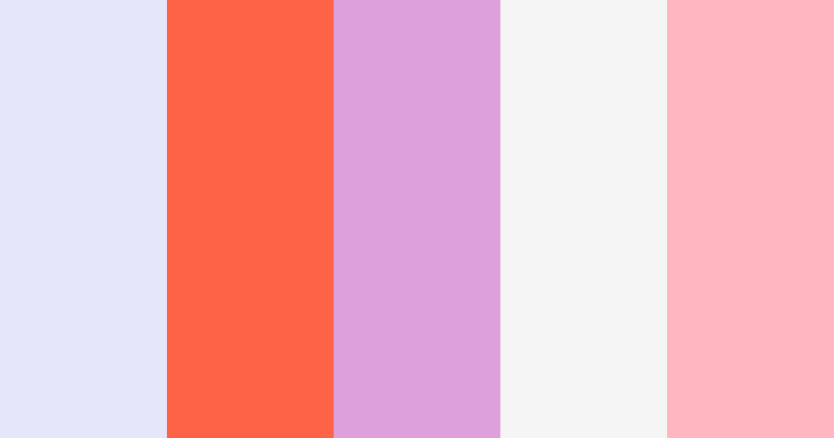 Download pastel fun lavender white color palette PNG image (landscape)