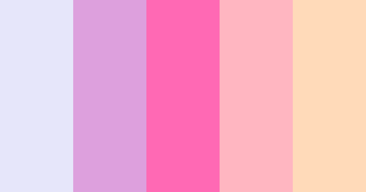 Download pastel lavanda rosa color palette PNG image (landscape)