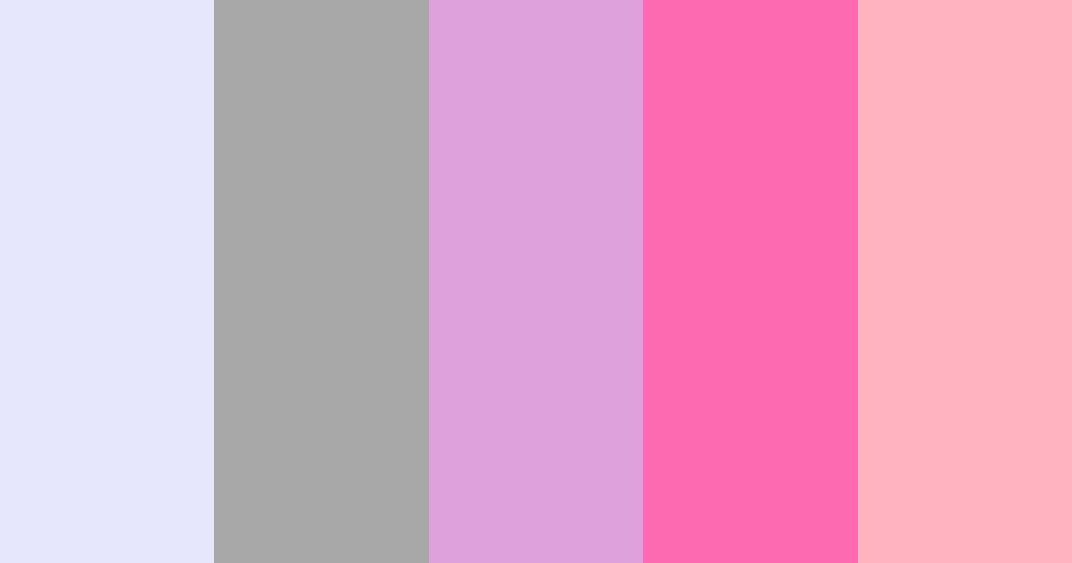 Download pastel metal lavanda rosa color palette PNG image (landscape)