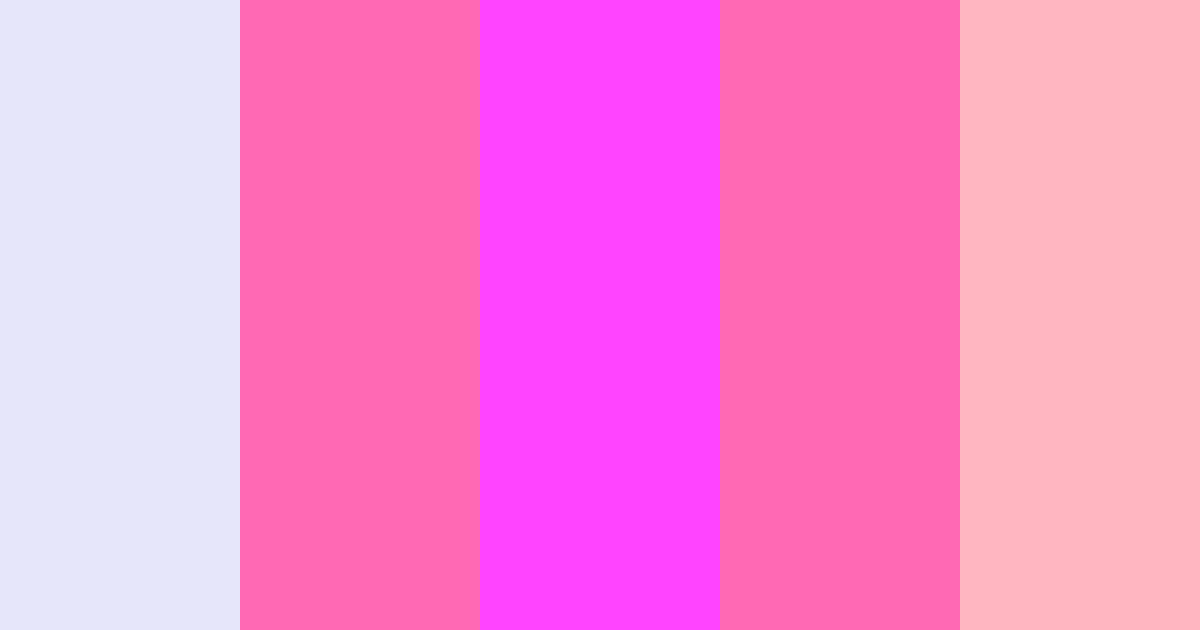 Download pastel pink magenta aesthetic color palette PNG image (landscape)