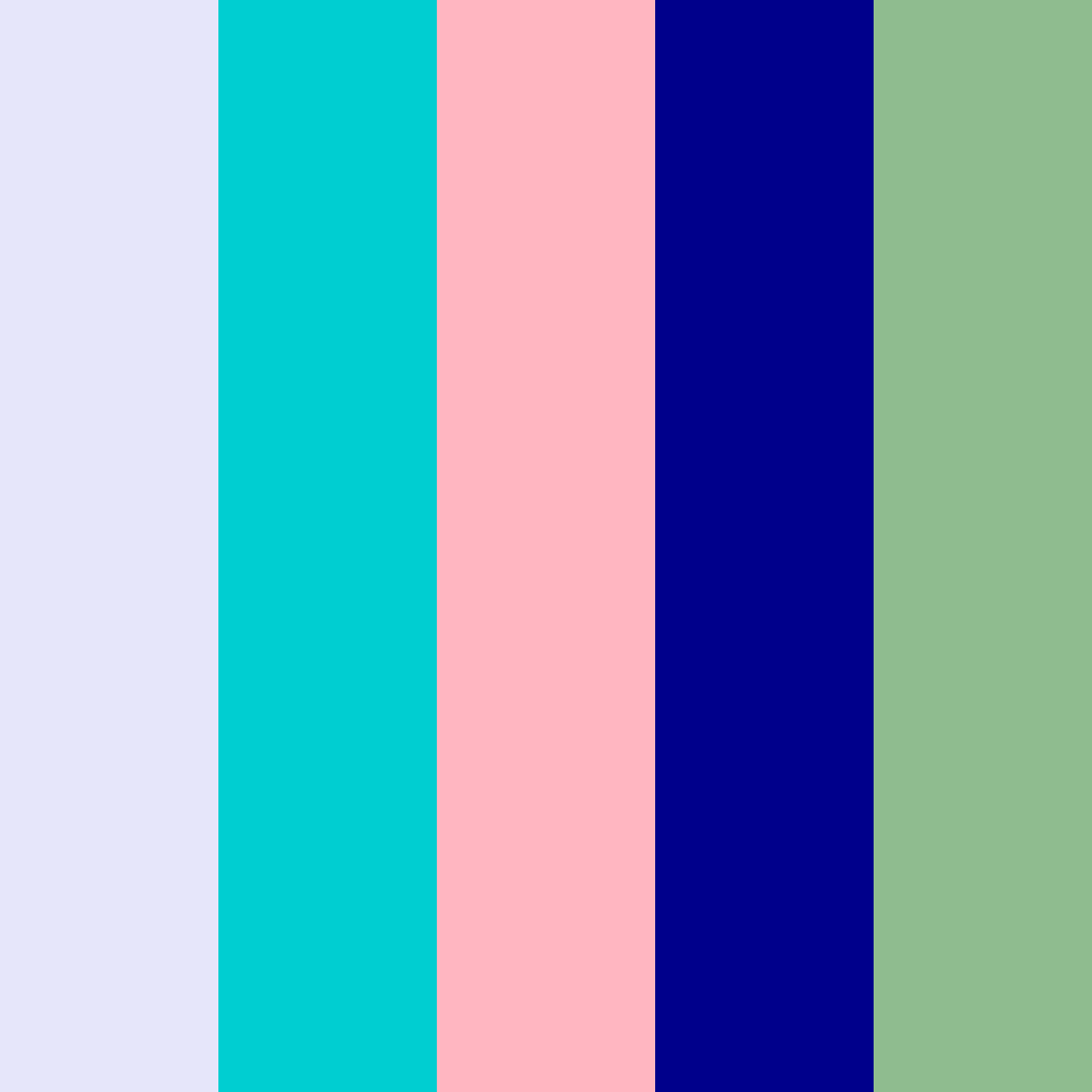 Download pastel turquesa primavera azul menta madera color palette PNG image (square)