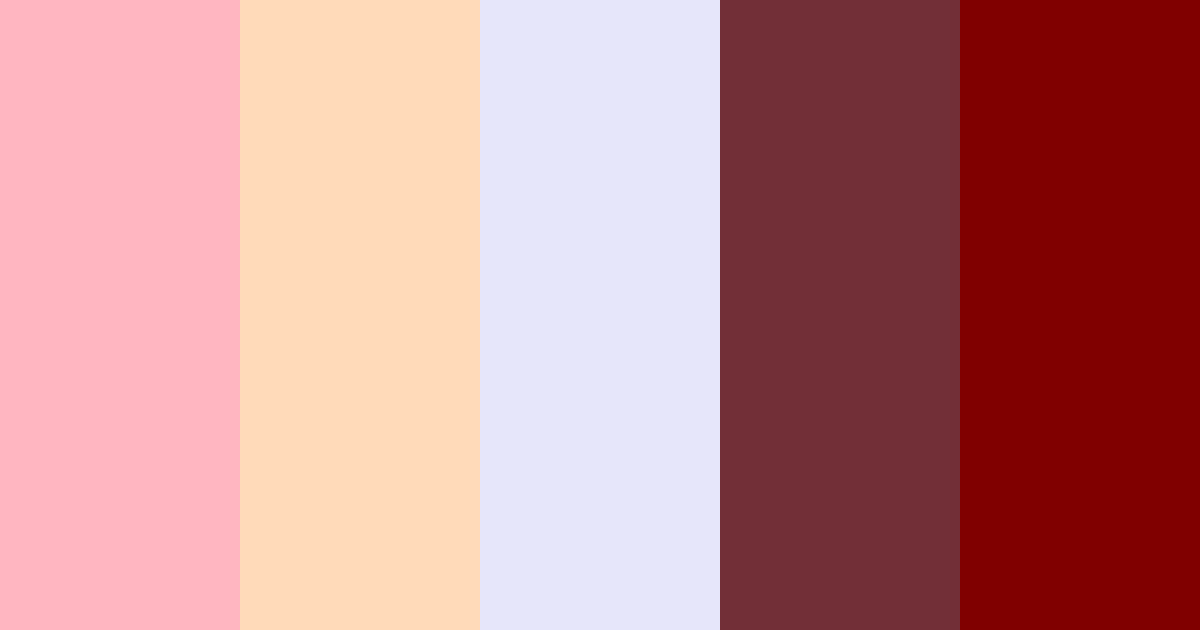 Download pastel vino color palette PNG image (landscape)