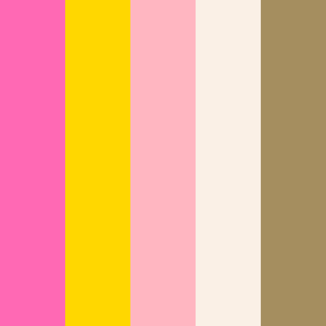 Pink Flower Spring Cream Hazel Earthy Indigo Peach Color Palettes ...