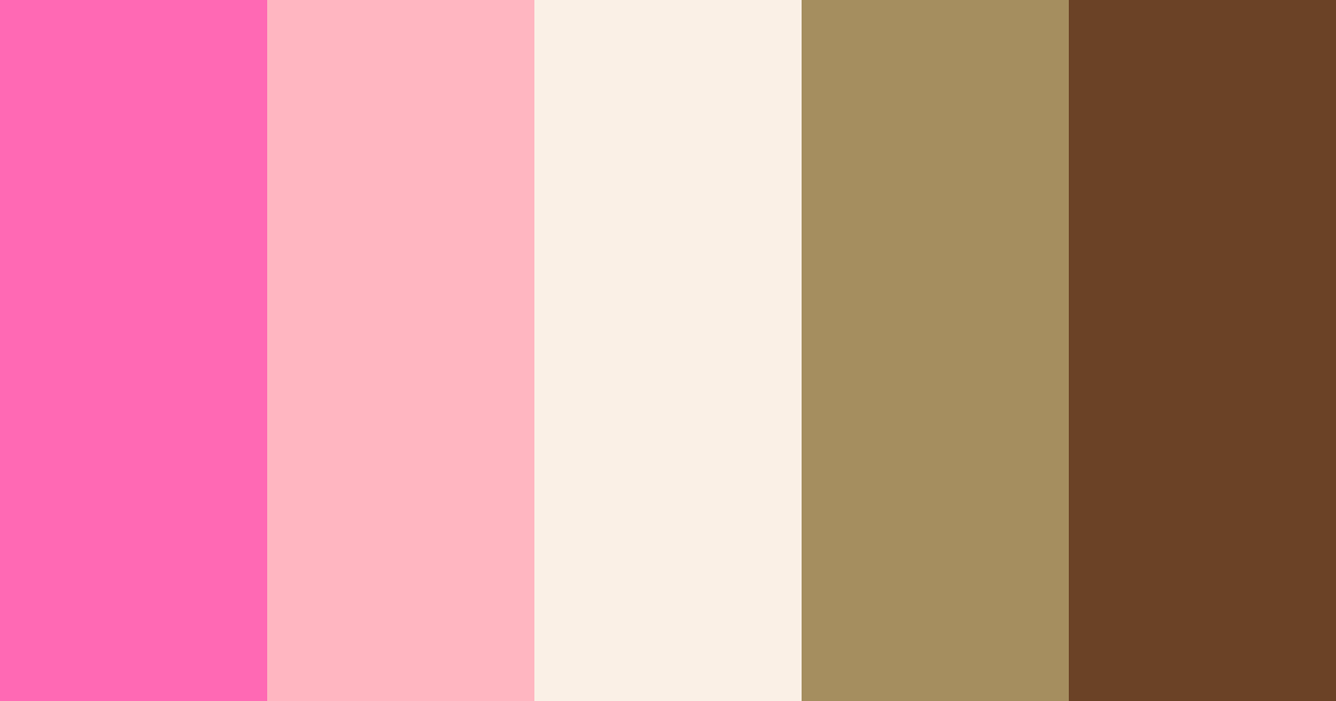 Pink Spring Cream Hazel Earthy Sage Gold Black Crimson Ivory Color ...