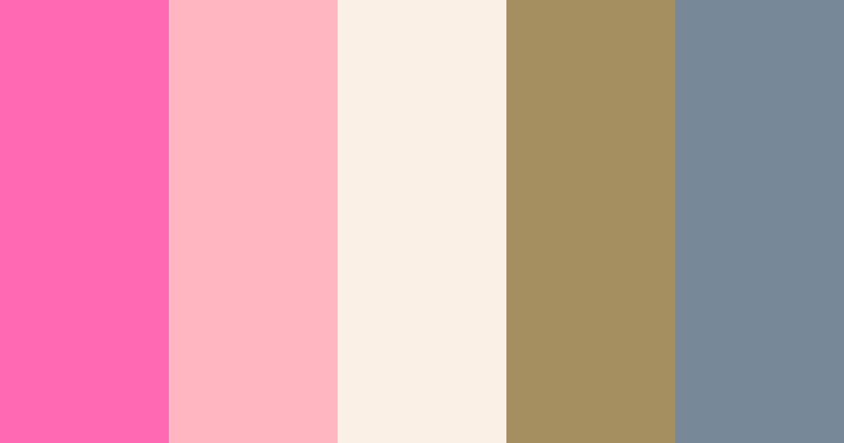 Pink Spring Cream Hazel Muted Sage Apricot Y2K Color Palettes ColorMagic