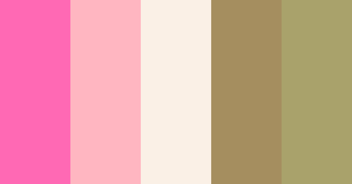 Pink Spring Cream Hazel Sage Skin Warm Color Palettes - ColorMagic
