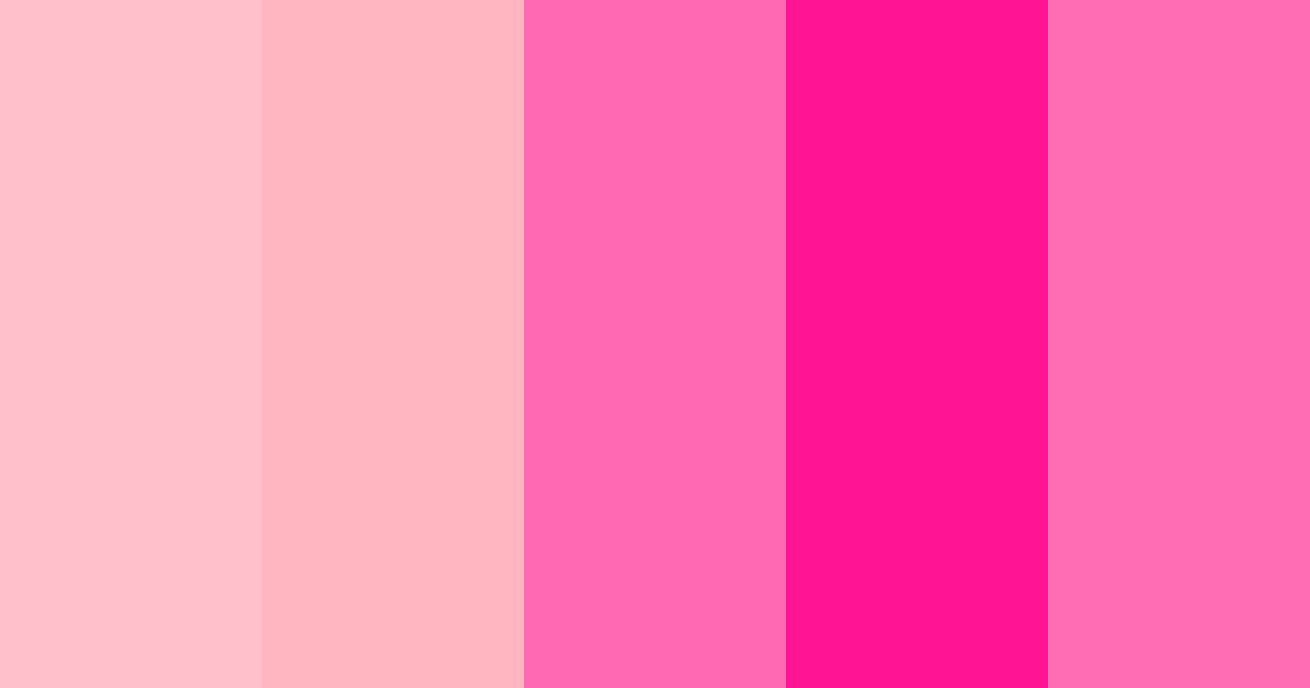 Pink color palette