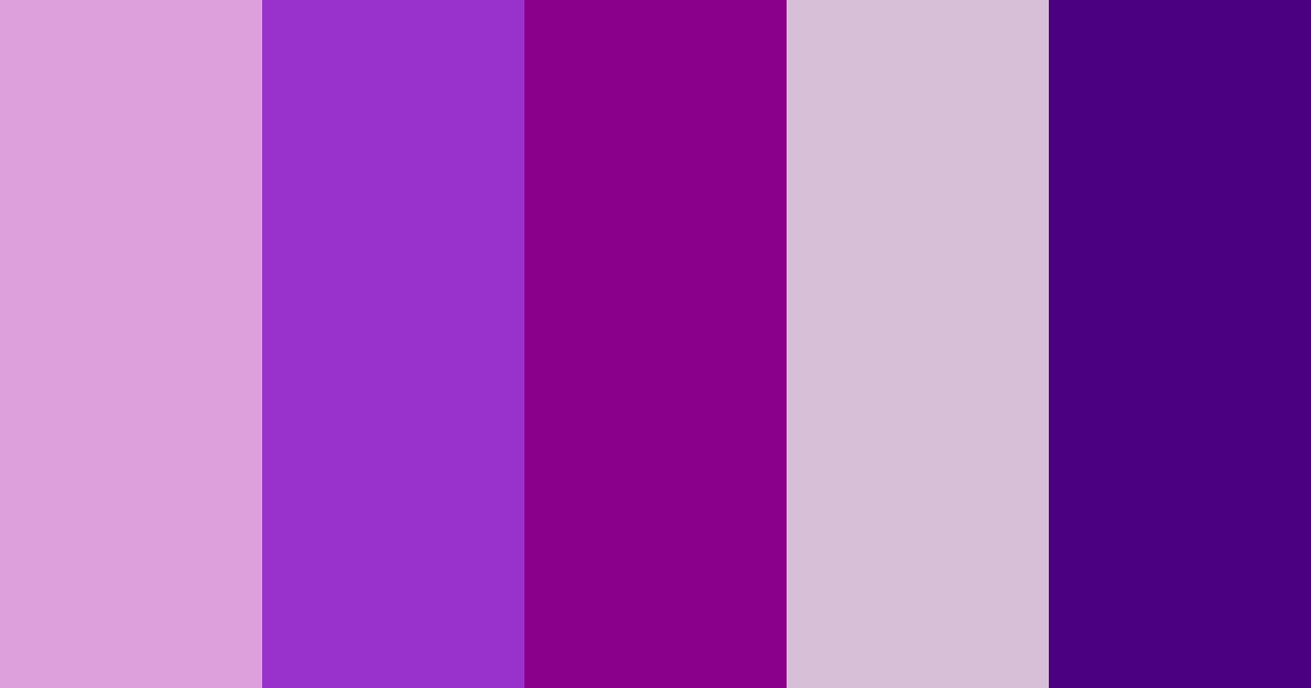 Plum color palette