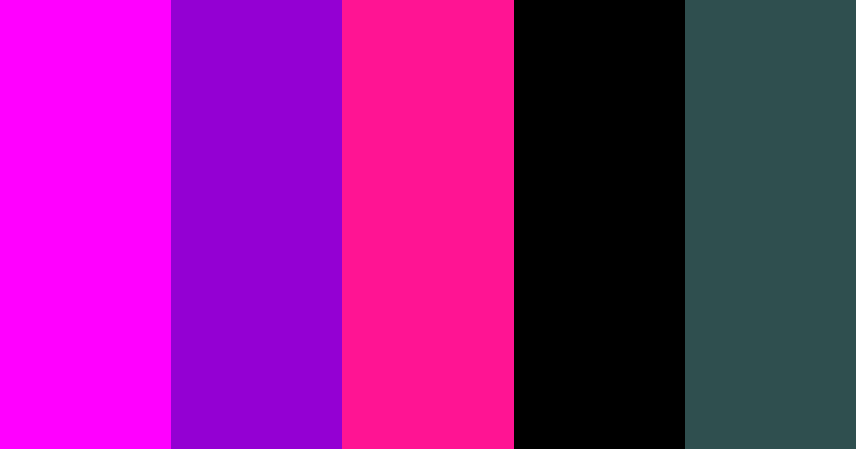 Download psychedelic dark color palette PNG image (landscape)