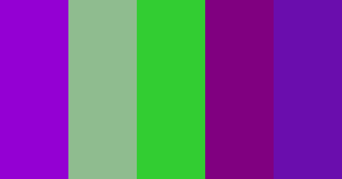 Download purple mint green color palette PNG image (landscape)