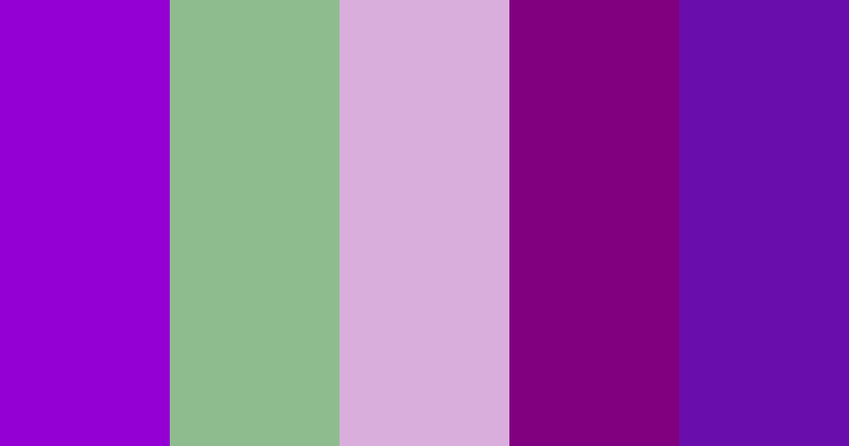 Download purple mint lilac color palette PNG image (landscape)