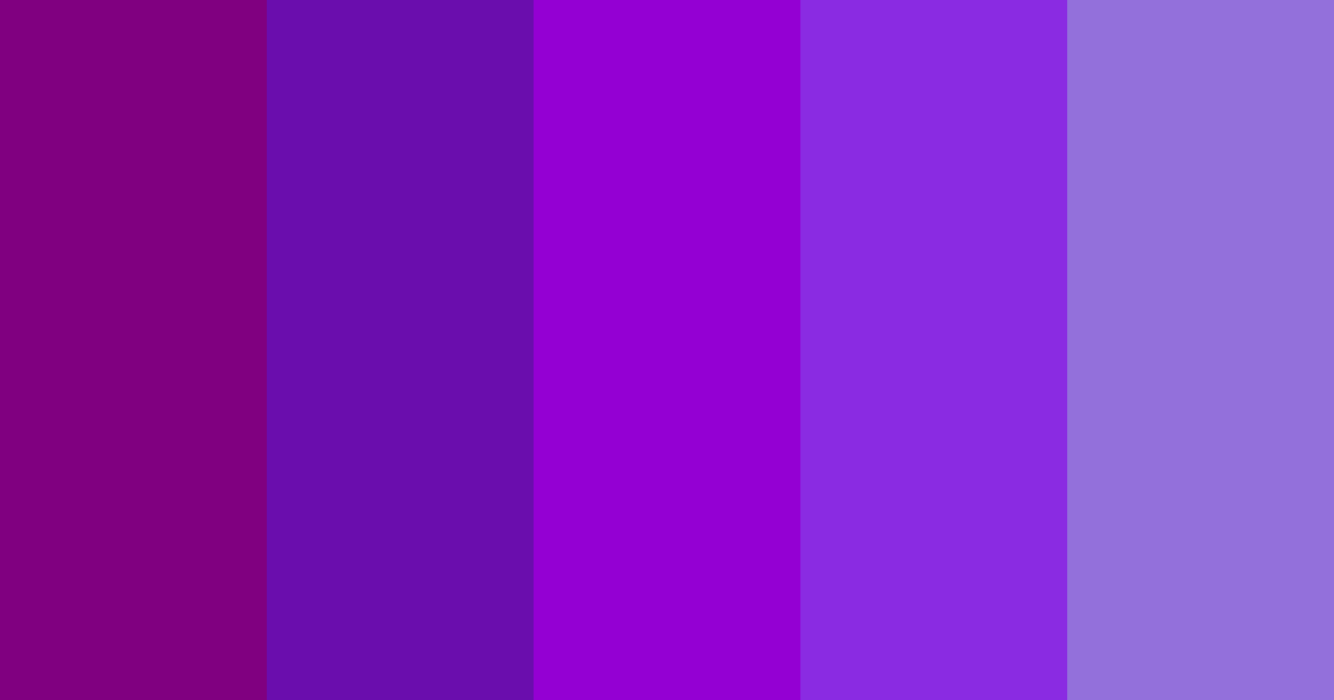Purple color palette