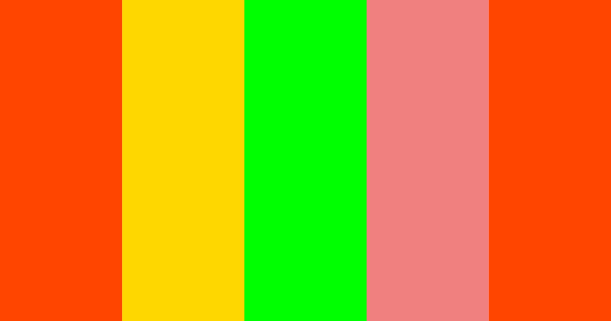 Download rainbow retro color palette PNG image (landscape)