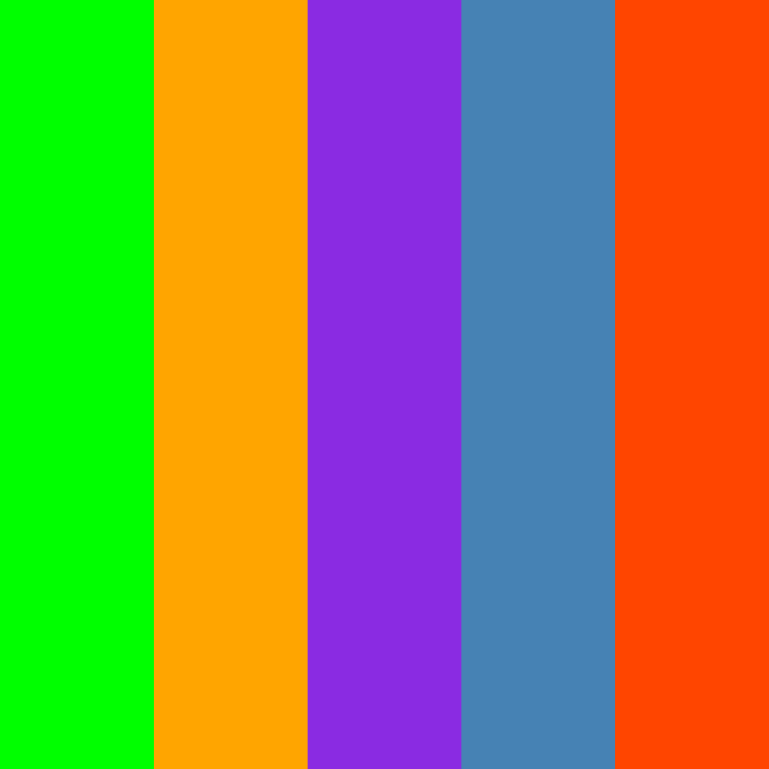 Cyber Y2k Color Palette