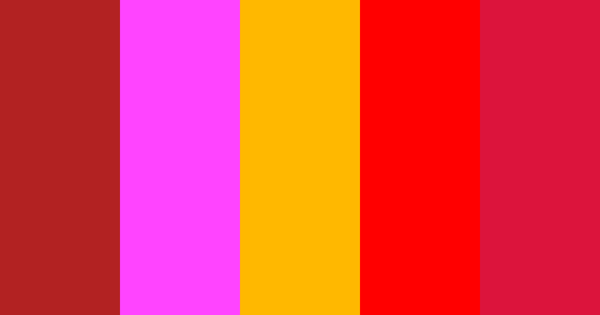 Download rojo fucsia dorado color palette PNG image (landscape)