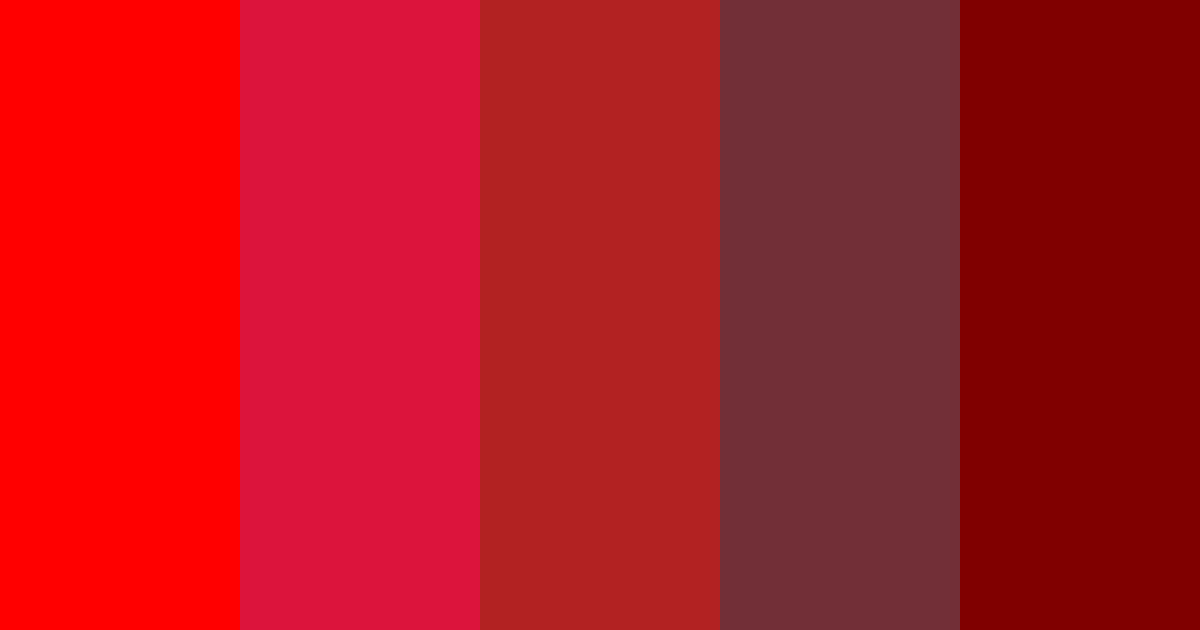 Download rojo vino color palette PNG image (landscape)