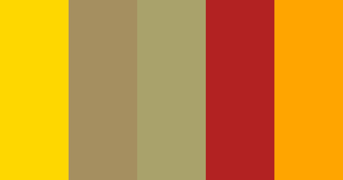 Download retrò nocciola salvia rosso giallo primavera color palette PNG image (landscape)