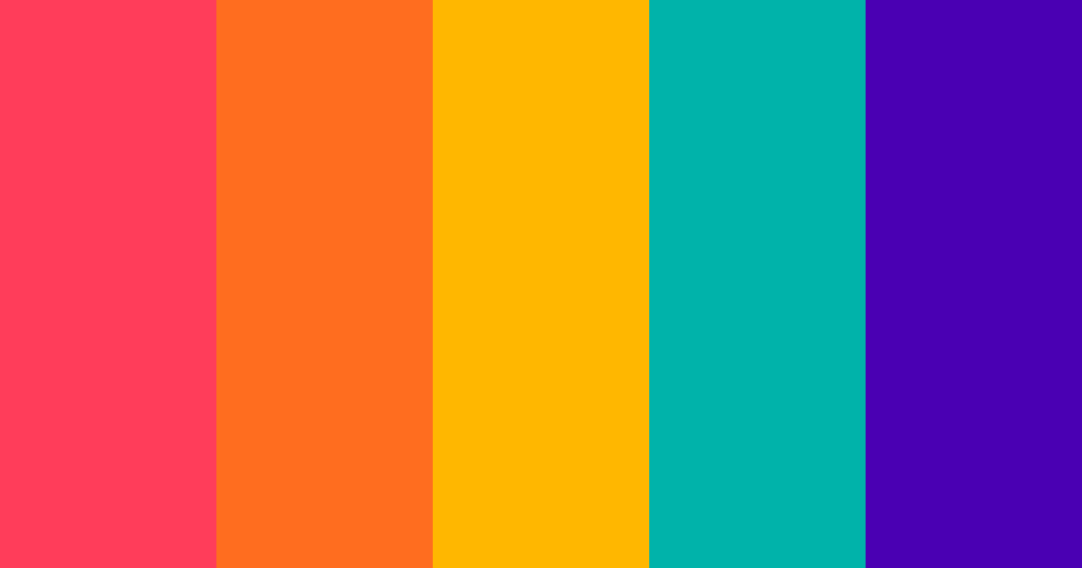 Retro color palette