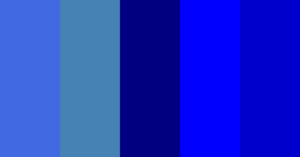 Download royal blue color palette PNG image (landscape)