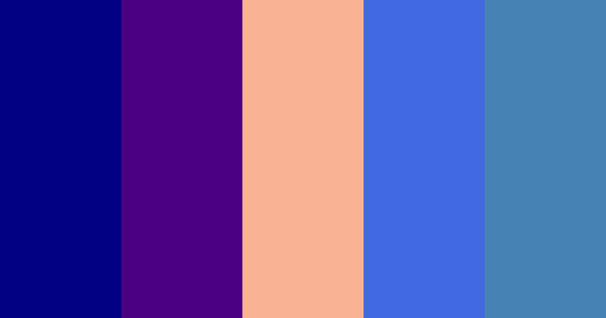 Download royal dark apricot color palette PNG image (landscape)