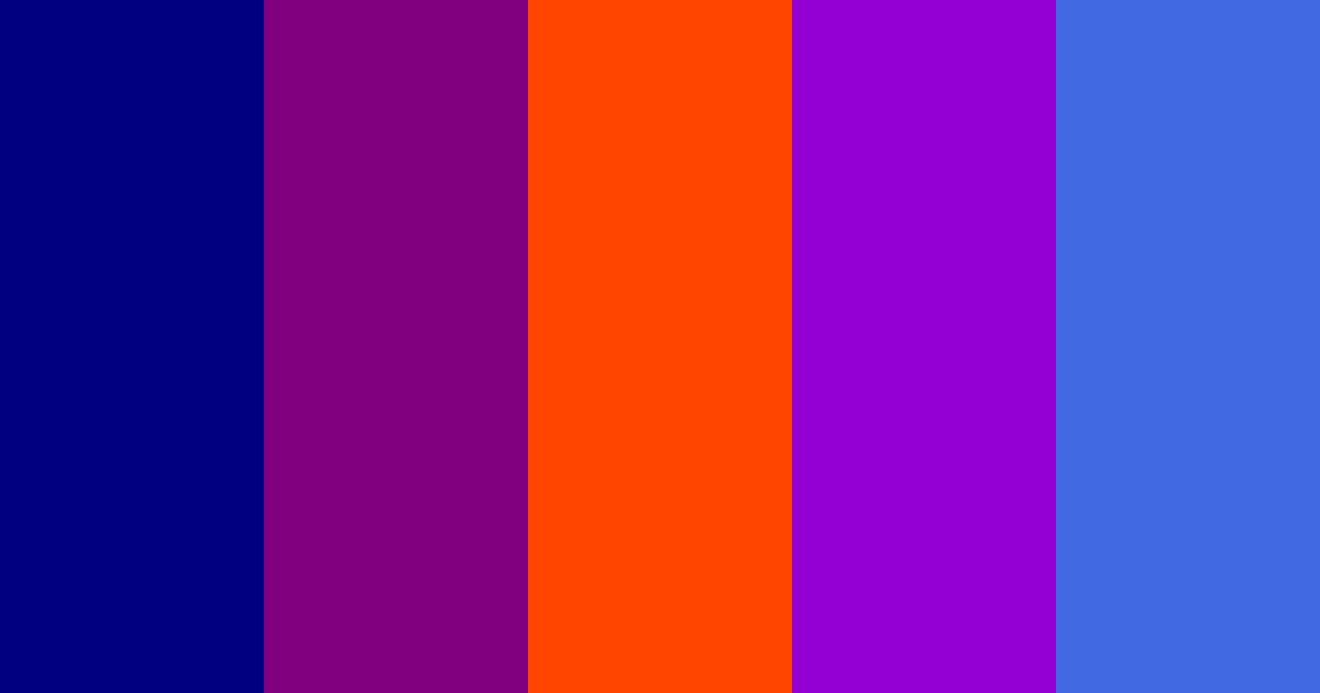 Download royal deep coral purple color palette PNG image (landscape)
