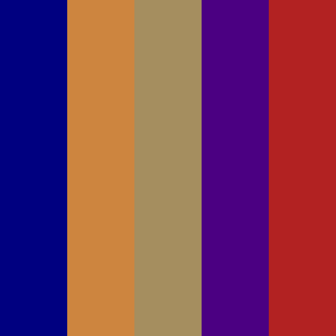 Download reale autunno nocciola scuro rosso tan color palette PNG image (square)